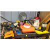 Image 1 : CONTENTS OF 1/2 OF SHELF INCL: CORDED POWER TOOLS