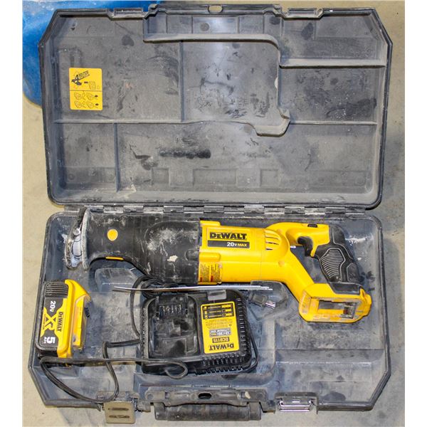 DEWALT DCS380 VARIABLE SPEED RECIPROCATING SAW W/