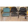 Image 1 : LOT OF 3 ASSORTED CHAIRS