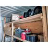 Image 4 : CONTENTS OF SHELVES IN SEACAN INC: GAS CANS, FIRE