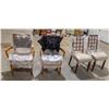 Image 1 : LOT OF 4 DINING CHAIRS, TWO STYLES