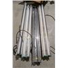 Image 1 : LOT OF 4 FLORECENT LIGHT FIXTURES