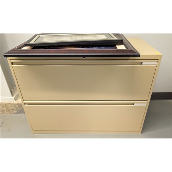 TWO DRAWER LATERAL FILING CABINET