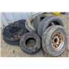 LOT OF ASSORTED TIRES & WIRE
