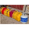 Image 1 : LOT OF 8 ASSORTED FUEL TANKS: GASOLINE, DIESEL,