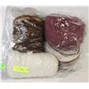 (4) YARN, LARGE ROLLS