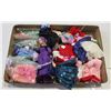 Image 1 : LARGE COLLECTION OF CROSHELED DOLL DRESSES