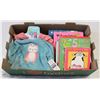 Image 1 : LOT OF BABY CLOTHES & BOOKS