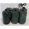 Image 1 : LOT OF MINI GREEN PROPANE TANKS