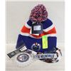 Image 1 : OILERS CONNOR LANYARD, NEW OILERS HAT, & OPENER