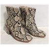 Image 1 : NEW SIZE 6 SNAKESKIN FAUX LADIES BOOTS-ESTATE
