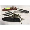 Image 1 : TWO SETS OF THROWING KNIVES