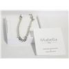 NEW MIABELLA ITALIAN 8.5MM SILVER BRACELET