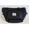 LARGE BLACK HONG TUO BLACK ZIPPERED BAG/