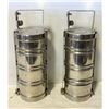 Image 1 : VINTAGE STAINLESS STEEL TIFFINS