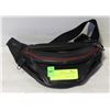 VINTAGE BLACK LEATHER FANNY PACK - TARGUS