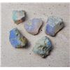 Image 1 : 20) LOT OF 5 NATURAL ROUGH ETHIOPEAN OPALS,