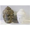 Image 1 : 2 BUDHA  HEADS FOR DECOR