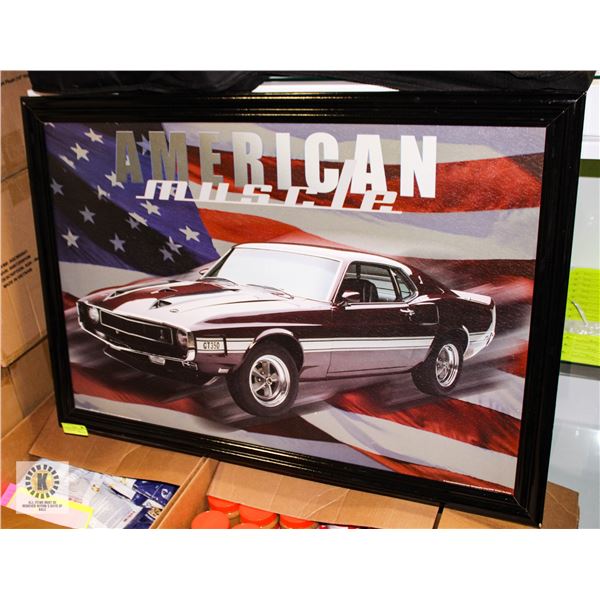 PICTURE OF AMERICAN MUSCLE CAR FORD SHELBY GT350