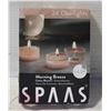 Image 1 : NEW SPAAS 24 SCENTED CLEARLIGHTS TEALIGHTS IN