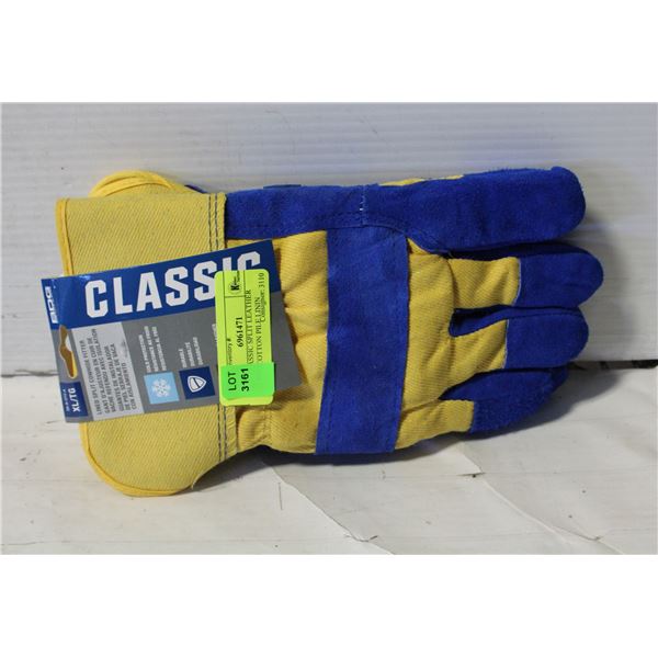 BDG CLASSIC SPLIT LEATHER FILTER COTTON PILE LININ