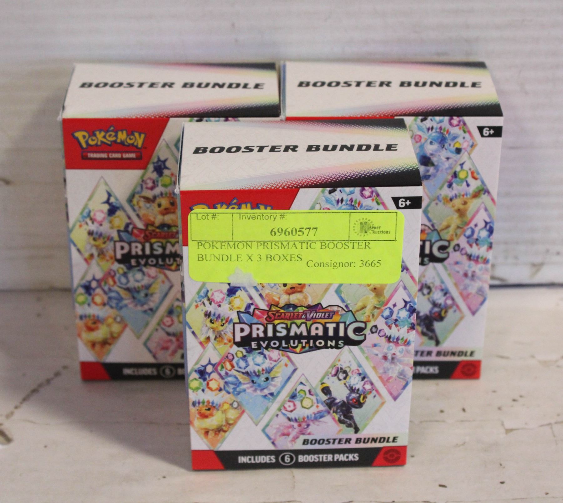 Primastic Booster POKEMON PRISMATIC BOOSTER BUNDLE X 3 BOXES