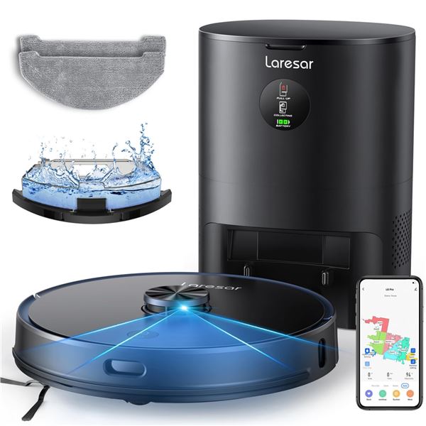 NEW REPACKED LARESAR ROBOT VACUUM CLEANER L6 PRO
