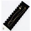 Image 1 : BOX WITH ONE GOLD FILLED 17.5" NECKLACE AND