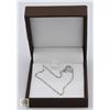 Image 1 : .925 STERLING SILVER 20" NECKLACE