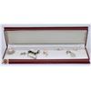 Image 1 : 925 SILVER SET JEWELRY LOT IN JEWELRY BOX