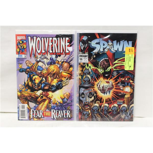 WOLVERINE #141 & SPAWN #13 COLLECTOR COMICS