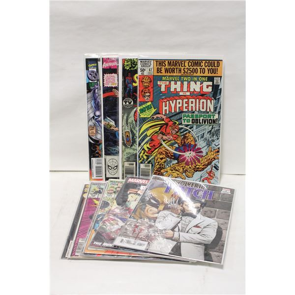 LOT OF 10 COLLECTOR COMICS