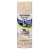 NEW 3 X 340G RUST-OLEUM PAINT + PRIMER IVORY SILK