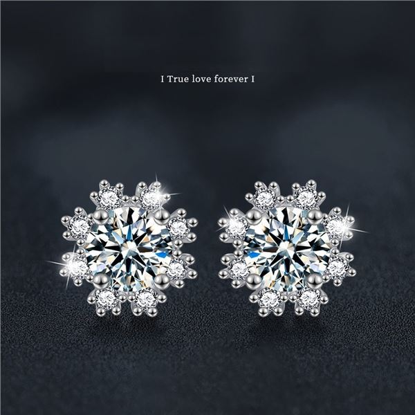 1 CT GRA CERTIFIED SNOWFLAKE STYLE ROUND BRILLIANT