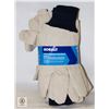 NEW 6 PACK KOBALT COTTON WORKGLOVES