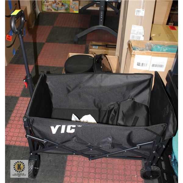 NEW ASSEMBLED VIC FOLDABLE ROLLING WAGON/CART