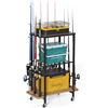 Image 1 : NEW EMFOGO ROD HOLDER ON CASTORS HOLDS 10 RODS