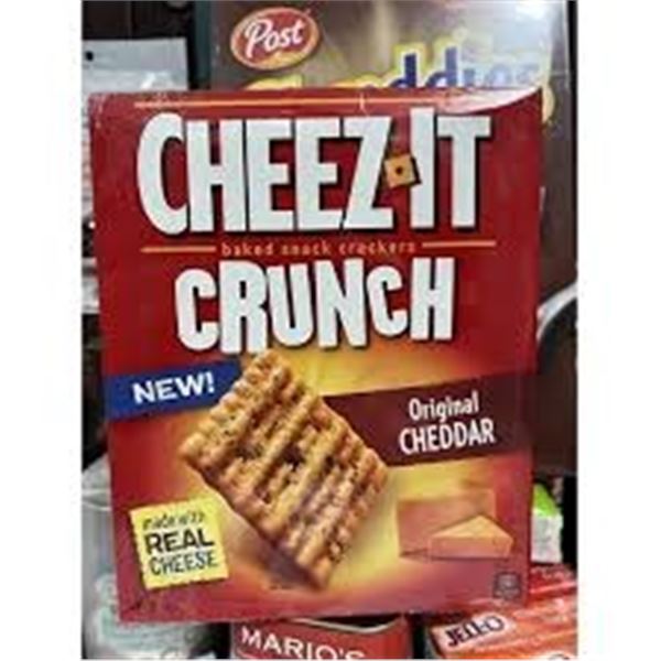 NEW 3 X 191G CHEEZ IT CRUNCH CHEDDAR