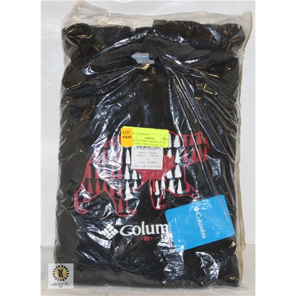 NEW COLUMBIA MEDIUM MENS COLUMBIA TREK GRAPHIC HOO