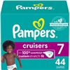 Image 1 : NEW PAMPERS CRUISERS SIZE 7 DIAPERS 44 COUNT