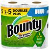 NEW BOUNTY PAPER TOWELS 2 MEGA ROLLS = 5 REG ROLLS