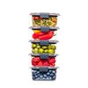 NEW 10 PIECE RUBBERMAID BRILLIANCE CONTAINERS
