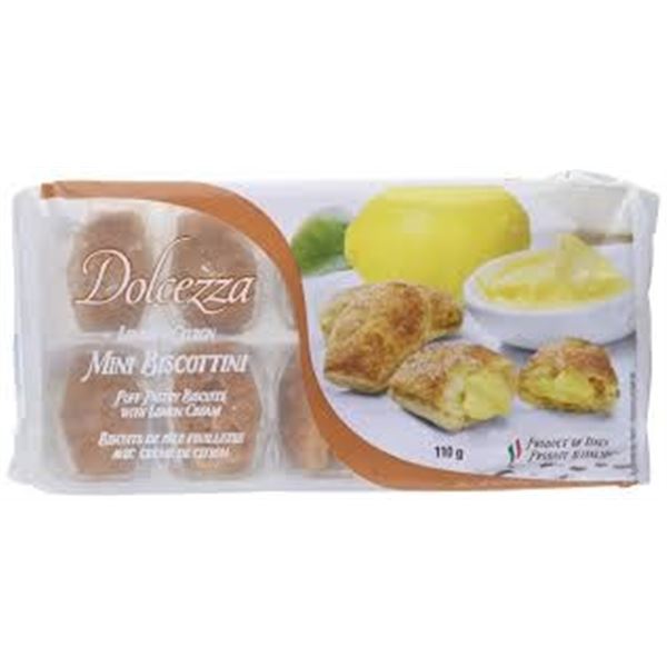 NEW 3 X 110G DOLCEZZA LEMON MINI BISCOTTINI