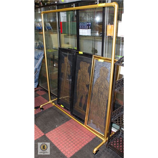 NEW ASSEMBLED RETRO INDUSTRIAL STYLE ROLLING