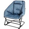 Image 1 : NEW MAC SPORTS DIAMOND ROCKER CHAIR, STEEL BLUE