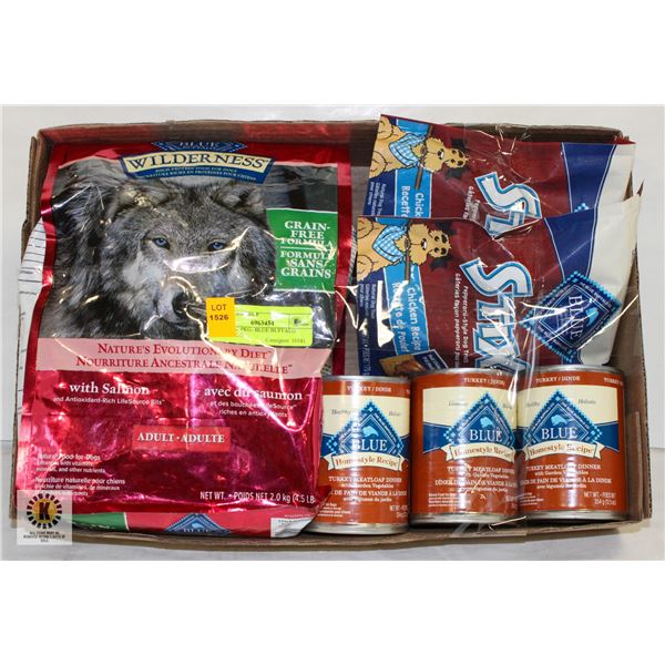 NEW 6PC PKG- BLUE BUFFALO ADULT DOG: