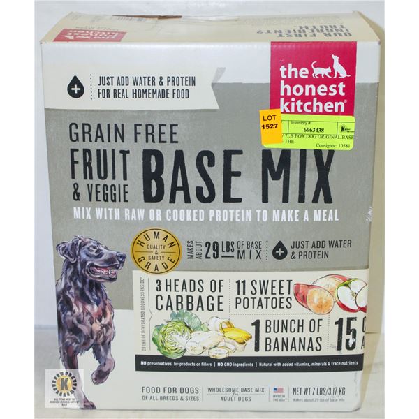 NEW 7LB BOX DOG ORIGINAL BASE MIX- THE