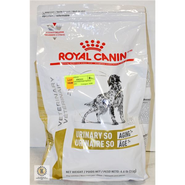 NEW 6.6LB VETERINARY ROYAL CANIN AGING