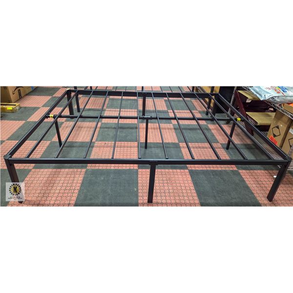 NEW ASSEMBLED ZINUS QUEEN SIZE METAL BEDFRAME