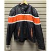 Image 1 : LEATHER / LINED BIKE JACKET SIZE 52